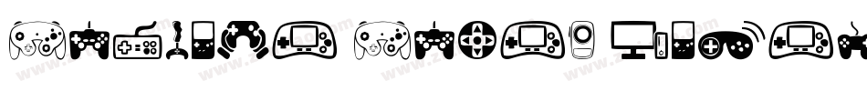 Vintage Video Games字体转换